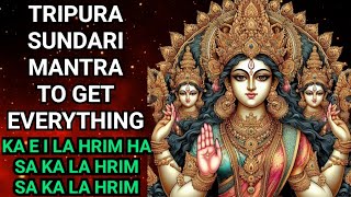 Tripura Sundari Mantra | ka e i la hrim ha sa ka la hrim sa ka la hrim