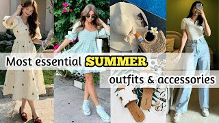 Top 10 summer essentials with names • Summer wardrobe essentials • STYLE POINT