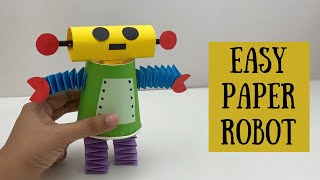 How To Make Moving Paper ROBOT Toy For Kids / Nursery Craft Ideas / Paper Craft Easy / KIDS crafts