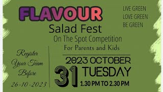 AMLPS EZHUVANTHALA EAST/SALAD FEST/ ON THE SPOT COMPETITION FOR PARENTS AND KIDS