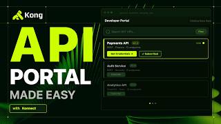 Konnect Developer Portal: Create, Explore & Manage APIs