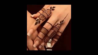 Finger Mehndi Design || Aesthetic henna design