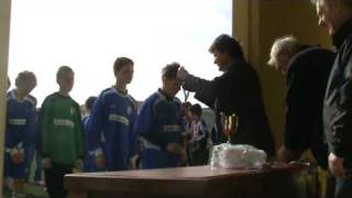 Tesco cup \u0026 medal presentation to Llandod u13 football team