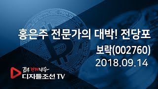 홍은주 전문가의 대박! 전당포_보락(002760)