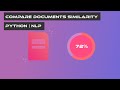 Compare documents similarity using Python | NLP