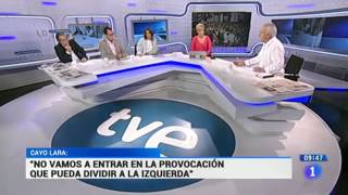 Entrevista a Cayo Lara en `Los Desayunos de TVE` (TVE 16.09.2014)