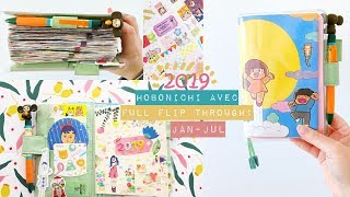 Completed Hobonichi Avec Full Journal Flip Through