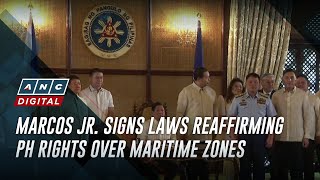 Marcos Jr. signs laws reaffirming PH rights over maritime zones