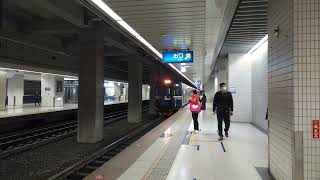 20211213 4003次EMU500型區間快車 南港車站2A月台 列車進站 No.4003 Fast Local Nangang station plat.2A Train approach