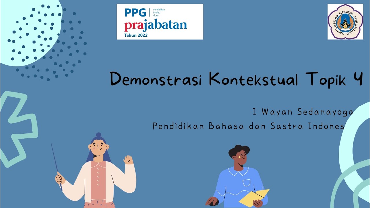 Demonstrasi Kontekstual Topik 4 - Filosofi Pendidikan - YouTube