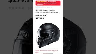 Motorhelmets Sale HJC I90 Davan Electric Shield \u0026 CL-16 Solid Adult Snow Helmets #shorts