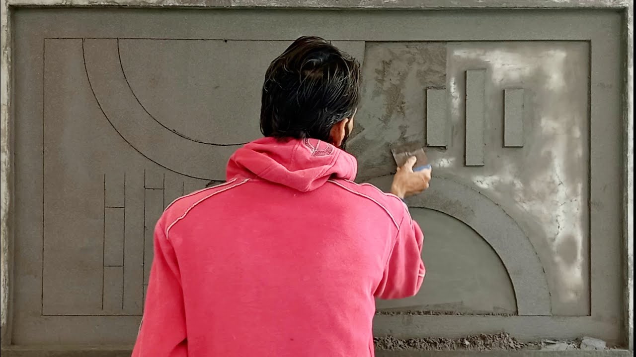 House Plaster Wall Design Youtube