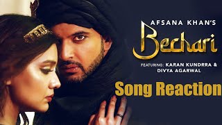 Bechari Song Reaction | Afsana Khan | Karan Kundrra, Divya Agarwal | Nirmaan