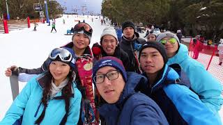 Australia Melbourne - Skiing in Mt. Buller 墨爾本布勒山滑雪初體驗