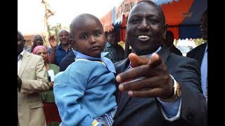 'Hakuna mtu ako na uhakika baba wa mtoto ni nani', DP Ruto leaves crowd in stitches