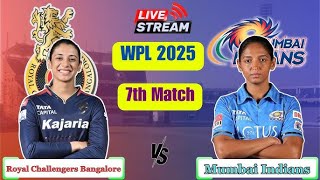 Rcb vs Mi womens live match / wpl match live/ smriti mandhana and Ellyse Perry show