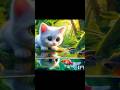 watch the bear cat take the chick fish last #cat #cute #ai #aicat #cartoon #trending #viral #shorts