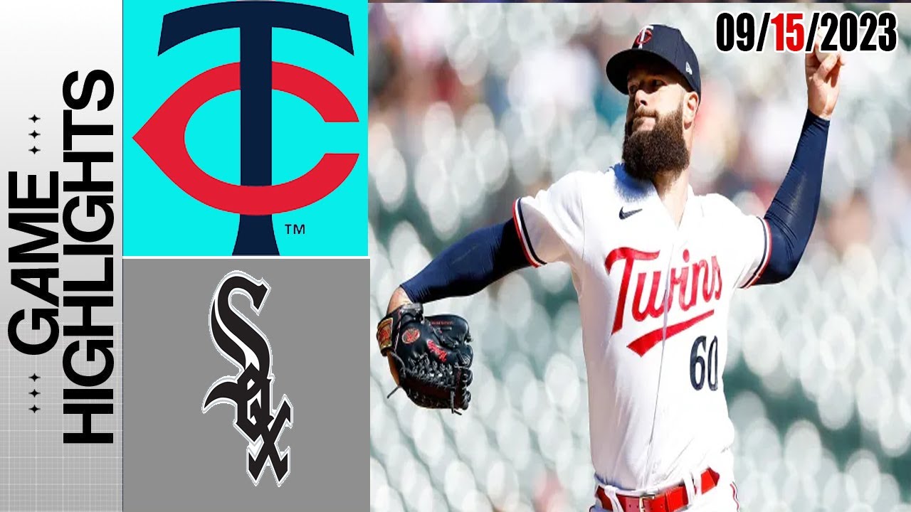 Chicago White Sox Vs Minnesota Twins HIGHLIGHTS [TODAY] September 15 ...