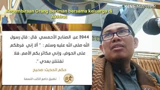 Kegembiraan orang beriman bersama keluarga mereka