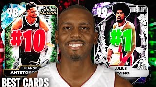 RANKING THE TOP 10 BEST CARDS IN NBA 2K25 MyTEAM!!