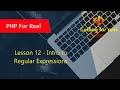 12. Intro to Regular Expressions. PHP Tutorial for beginner's. PHP Tutorial.