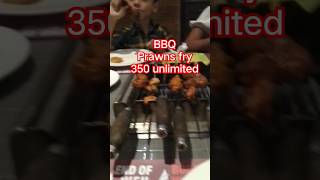 BBQ prawns fry 350 Rs me unlimited #trending #viral #food #short