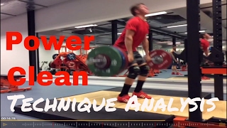 Power Clean Technique: Power Clean form check Niek Kimmann with 137.5kg - Power Clean slow motion