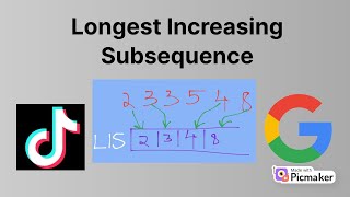 FAANG Coding Interview Question - Longest Increasing Subsequence - LeetCode - Dynamic Programming