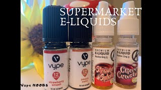 Supermarket E-liquids, is it worth it?