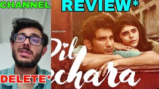 Carryminati Channel Deleted, Dil bechara Movie Review, PewDiePie React Sushant Singh Rajput
