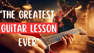 The Greatest Guitar Lesson Ever! Chuck Berry, Eric Clapton, Keith Richards #guitartutorial