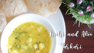 Luchi Aloo tarkari | Bengali style Aloo tarkari | Puri bhaaji recipe