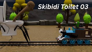 spider skibidi toilet vs Thomas and cho cho Charles | among us animation