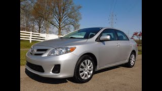 2012 Toyota Corolla LE - Extra Clean and Well Cared For, Serviced, Bluetooth, Xenon Lights, 35 MPG!