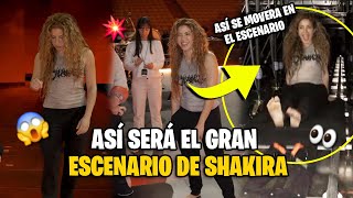 💥 SHAKIRA se moverá sobre un carrito debajo del escenario de su tour, se revelan nuevos detalles.