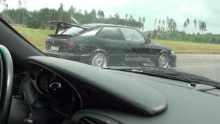 Porsche 996 Turbo vs Saab 900GTR