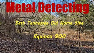 Metal detecting in woods at old house site looking for treasure from the past | Minelab Equinox 900