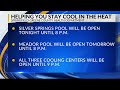 springfield park board extends pool hours opens cooling centers due to heat advisory