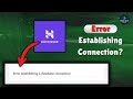Fix Error Establishing a Database Connection on Hostinger (2025 Guide)