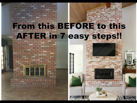 HOW TO: Grout a Brick Fireplace HOW TO: Grout a Brick Fireplace