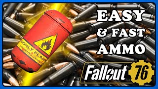 Fallout 76: How to Get Any Ammo Fast \u0026 Easy. .45, 5.56, prime, ultracite, fuel and more