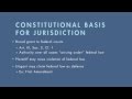 Civil Procedure tutorial: Federal Question Jurisdiction | quimbee.com