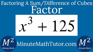 Factor Completely x^3+125