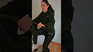 Cardio avant musculation | femme musclée | vélo d'appartement + vélo Elliptique