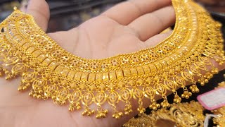 সোনার কম ওজনের হাসুলি নেকলেস /gold necklace