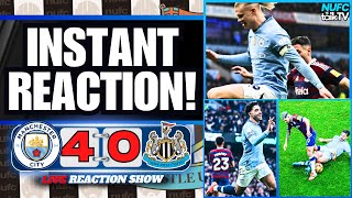 MATCH REACTION: MAN CITY 4-0 NEWCASTLE | WE ARE KNAKERED!