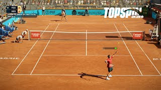 Top Spin 2K25 - Matteo Berrettini Vs Roger Federer I HYPER TIE BREAK I Madrid Masters (PS5)