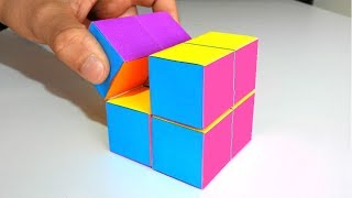 Origami: CUBO INFINITO de Papel Fácil de hacer
