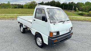 1990 DAIHATSU HIJET CLIMBER M-S83P——8,548 Miles - 4WD - KEI TRUCK - JDM - WALK AROUND