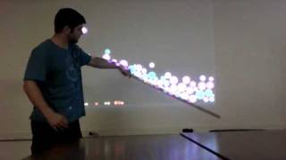Kinect Projection mapping with box2D physics